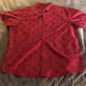 Molokai Surf Co sugar skull party shirt. Size XL